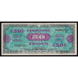 FAY VF 19/1 - 50 FRANCS DRAPEAU - 1944 - SANS SÉRIE