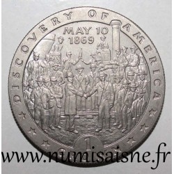 INSEL MAN - KM 312 - 1 CROWN 1992 - 500 Jahre Entdeckung Amerikas