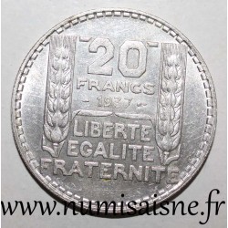 GADOURY 852 - 20 FRANCS 1937 - TYPE TURIN - KM 879