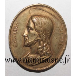 MÉDAILLE - SALVATOR MUNDI - Léonard de vinci