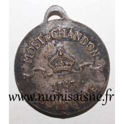 MEDAILLE - CHAMPAGNER - Dom Pérignon 1638 - 1715 - Moët et Chandon 1743