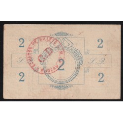 02 - SAINT-QUENTIN - BON DE GUERRE - 2 FRANCS - 27/03/1915