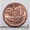 AFRIQUE DU SUD - 10 CENTS 2015