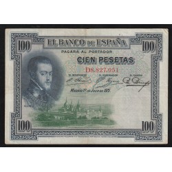 SPAIN - PICK 69 c - 100 PESETAS - 01/07/1925