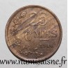 LUXEMBOURG - KM 45 - 25 CENTIMES 1946