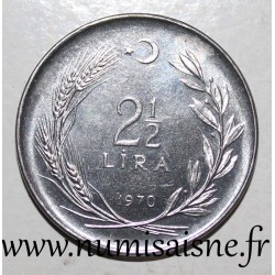 TURKEÏ - KM 896 - 2 1/2 LIRA 1970 - FAO