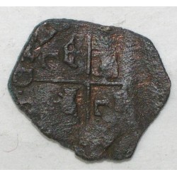 1610 - 1643 - LOUIS XIII - VAQUETTE DU BEARN ( 1/4 DE LIARD ) - NON DATE - TB