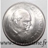 VEREINIGTES KÖNIGREICH - KM 910 - 1 KRONE 1965 - Tod von Sir Winston Churchill