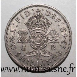 GROSSBRITANNIEN - KM 878 - 2 SHILLING 1949 - GEORGE VI