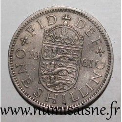 GROSSBRITANNIEN - KM 904 - 1 SHILLING 1961 - ELISABETH II