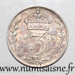 GROSSBRITANNIEN - KM 813 - 3 PENCE 1916 - GEORGE V