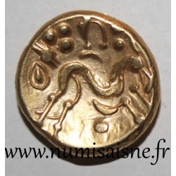 AMBIANI - AREA OF AMIENS - GOLD STATER UNIFACE - DISJOINTED HORSE - Heavy planchet