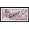 RWANDA - PICK 8 s2 - 100 FRANCS - SPECIMEN - 01/07/1971