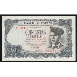 SPAIN - PICK 153 a - 500 PESETAS - 23/07/1971