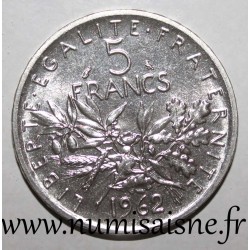 GADOURY 770 - 5 FRANCS 1962 - TYPE SEMEUSE - KM 926