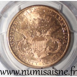 VEREINIGTE STAATEN - KM 74 - 20 DOLLARS 1882 S - San Francisco - LIBERTY HEAD - DOUBLE EAGLE - PCGS AU55