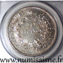 FRANKREICH - KM 932 - 10 FRANCS 1964 - HERCULE - Auflage 131 - Vorserie -Probemünze