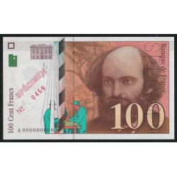 FRANCE - 100 FRANCS CEZANNE - 1997 - SPECIMEN