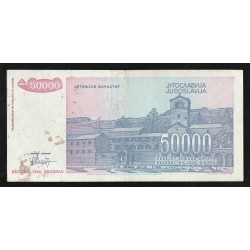 YUGOSLAVIA - PICK 130 - 50.000 DINARA - 1993