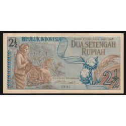 INDONESIE - PICK 79 - 2 1/2 RUPIAH - 1961