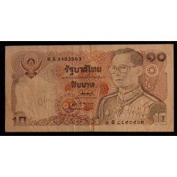 THAILAND - PICK 87 - 10 BAHT - 1980 - SIGN 53