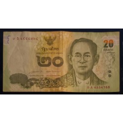 THAILAND - PICK 118 - 20 BAHT - undated (2013)