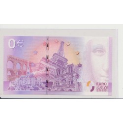 FRANCE - TOURISTIC 0 EURO SOUVENIR NOTE - OCEANOGRAPHIC MUSEUM OF MONACO - 2015