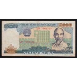 VIETNAM - PICK 104 a - 5.000 DONG - 1987 (1989)
