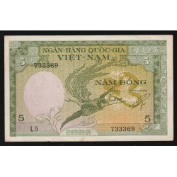 SOUTH VIETNAM - PICK 2 a - 5 DÔNG - ND (1959)