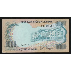 South Vietnam - PICK 34 a - 1,000 DÔNG - UNDATED (1972) - ELEPHANTS