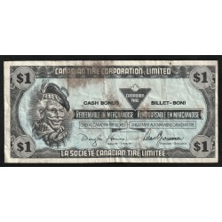 CANADA - $1 - CANADIAN TIRE CORPORATION LIMITED - 1989 - COSTUME TICKET