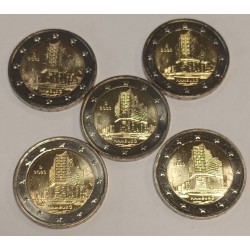 GERMANY - 2 EURO 2023 - 5 Mints A D F G J - HAMBURG AND THE ELBE PHILARMONY