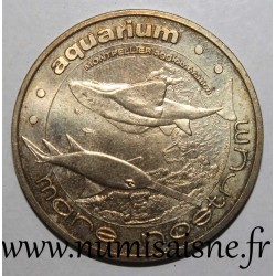 34 - MONTPELLIER - AQUARIUM MARE NOSTRUM - POISSON-SCIE ET RAIE-GUITARE - Monnaie de Paris - 2009