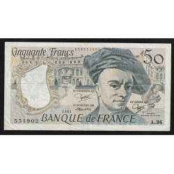 FAY 67/10 - 50 FRANCS QUENTIN DE LA TOUR - 1984 - A.36 - PICK 152