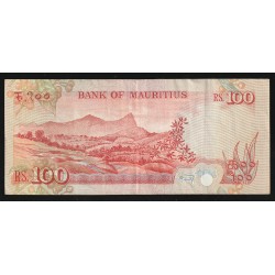 ILE MAURICE - PICK 38 - 100 RUPEES - (1986) - SIGN 5