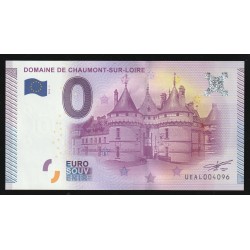 FRANCE - TOURISTIC 0 EURO SOUVENIR NOTE - DOMAINE DE CHAUMONT-SUR-LOIRE - 2015-1