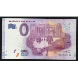 BELGIUM - TOURISTIC 0 EURO SOUVENIR NOTE - BASTOGNE WAR MUSEUM - 2016-1