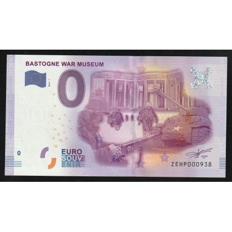 BELGIEN - TOURISTISCH 0 EURO SOUVENIR-SCHEINE - BASTOGNE WAR MUSEUM - 2016-1