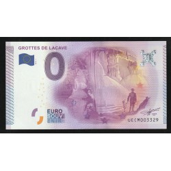 FRANKREICH - TOURISTISCH 0 EURO SOUVENIR-SCHEINE - LACAVE HÖHLEN - 2015-1