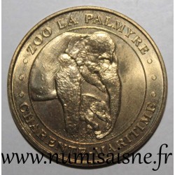 17 - LES MATHES - ZOO DE LA PALMYRE - ELEPHANTS - Monnaie de Paris - 2016