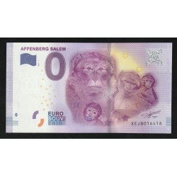 DEUTSCHLAND - TOURISTISCH 0 EURO SOUVENIR-SCHEINE - AFFENBERG SALEM - 2017-1