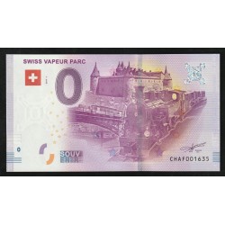 SCHWEIZ - TOURISTISCH 0 EURO SOUVENIR-SCHEINE - SWISS VAPEUR PARC - 2017-1