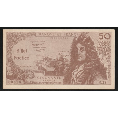 Billet factice euros -  France