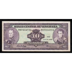 VENEZUELA - PICK 61 d - 10 BOLIVARES - 05/06/1995