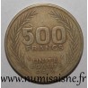 DJIBOUTI - KM 27 - 500 FRANC 1989