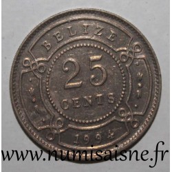 BELIZE - KM 36 - 25 CENTS 1994