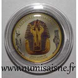 EGYPT - KM 940 a - 1 POUND 2008 - Treasures of the Pharaohs - Tutankhamun's golden mask