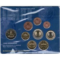 ALLEMAGNE -  COFFRET EURO 2023 - ATELIER G - 9 PIECES (5.88 EUROS) - BRILLANT UNIVERSEL