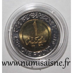 EGYPTE - KM 940 a - 1 POUND 2010 - Trésors des pharaons - Vallée des rois