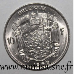 BELGIEN - KM 155 - 10 FRANCS 1969 - Französische Legende - BAUDOIN 1ER